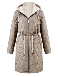 Wasser- und windabweisender Wendeparka Green Goose beige