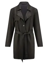 Trenchcoat Emilia Lay schwarz