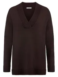 V-Pullover Peter Hahn braun