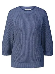 Rundhals-Pullover Peter Hahn blau