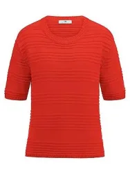 Rundhals-Pullover Peter Hahn rot