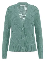 Strickjacke Peter Hahn grün