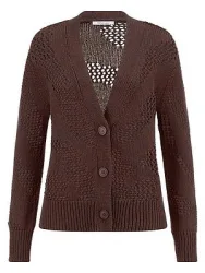 Strickjacke Peter Hahn braun
