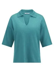 Polo-Pullover Peter Hahn blau
