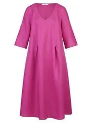 Kleid V-Ausschnitt Emilia Lay pink