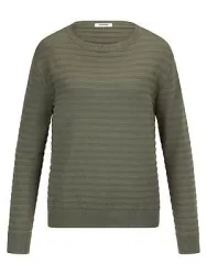 Rundhals-Pullover aus 100% SUPIMA®-­Baumwolle Peter Hahn grün