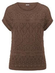 Ärmelloser Pullover Peter Hahn braun