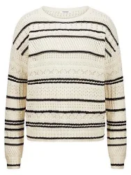 Pullover U-Boot-Ausschnitt Peter Hahn weiss