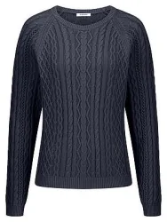 Rundhals-Pullover Peter Hahn blau