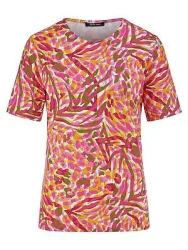 Shirt Rundhals-Ausschnitt Peter Hahn orange