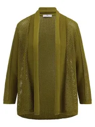 Strickjacke 3/4-Arm Peter Hahn grün