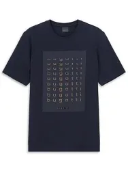 Rundhals-Shirt Bugatti blau