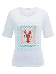 Rundhals-Shirt Peter Hahn weiss