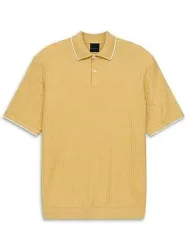 Polo-Pullover Regular Fit Bugatti gelb