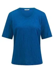 Rundhals-Shirt Peter Hahn blau