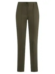 Knöchellange Slim Fit-Hose Fadenmeister Berlin grün