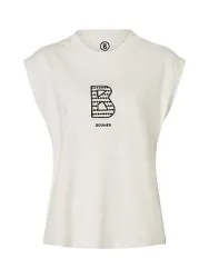 Loose Fit-Rundhals-Shirt Dania Bogner weiss