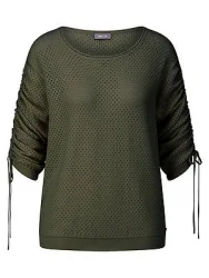 Rundhals-Pullover BASLER grün