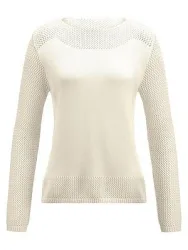 Pullover U-Boot-Ausschnitt St. Emile weiss
