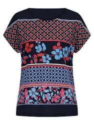 Rundhals-Shirt Peter Hahn blau