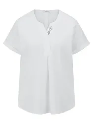 Long-Bluse Peter Hahn weiss