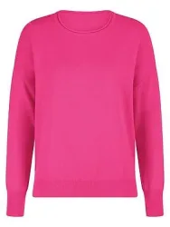 Rundhals-Pullover Kaschmir Peter Hahn pink
