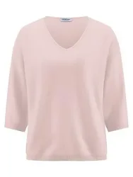V-Pullover Kaschmir Peter Hahn rosé