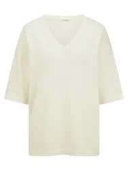 V-Pullover Peter Hahn weiss