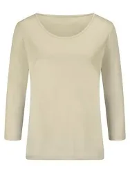 Rundhals-Shirt 3/4-Arm Fadenmeister Berlin beige