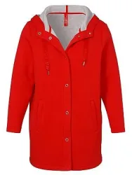 Sweatjacke Via Appia Due rot