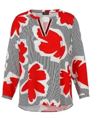 Long-Bluse Via Appia Due rot