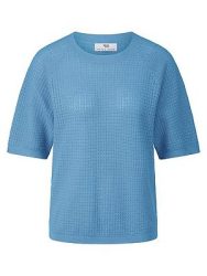 Rundhals-Pullover Peter Hahn blau