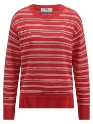 Rundhals-Pullover Peter Hahn rot