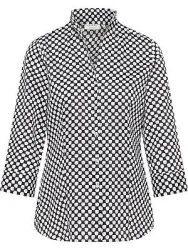 Bluse 3/4-Arm Eterna schwarz