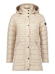 Long-Steppjacke per Reißverschluss Betty Barclay beige