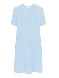 Kleid V-Ausschnitt Riani blau