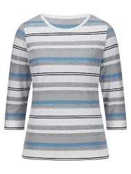 Rundhals-Shirt 3/4-Arm Peter Hahn blau