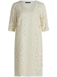 Spitzen-Kleid V-Ausschnitt Betty Barclay weiss