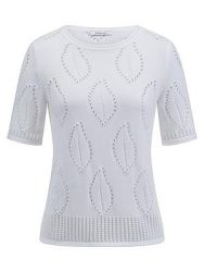 Rundhals-Pullover Peter Hahn weiss