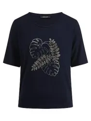 Rundhals-Shirt Peter Hahn blau