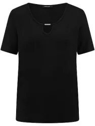 Rundhals-Shirt Peter Hahn schwarz