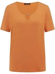 Rundhals-Shirt Peter Hahn orange