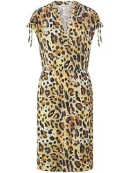 Kleid Rundhals-Ausschnitt Peter Hahn multicolor