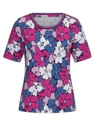 Rundhals-Shirt Peter Hahn blau