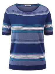 Rundhals-Pullover Peter Hahn blau