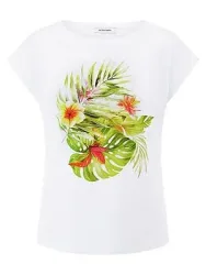 T-Shirt Rundhals-Ausschnitt Peter Hahn weiss