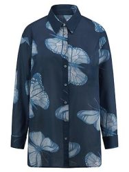 Long-Bluse Emilia Lay blau
