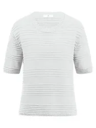 Rundhals-Pullover Peter Hahn weiss