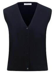 Strickweste aus 100% Kaschmir Peter Hahn blau