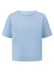 Bluse zum Schlupfen Peter Hahn blau